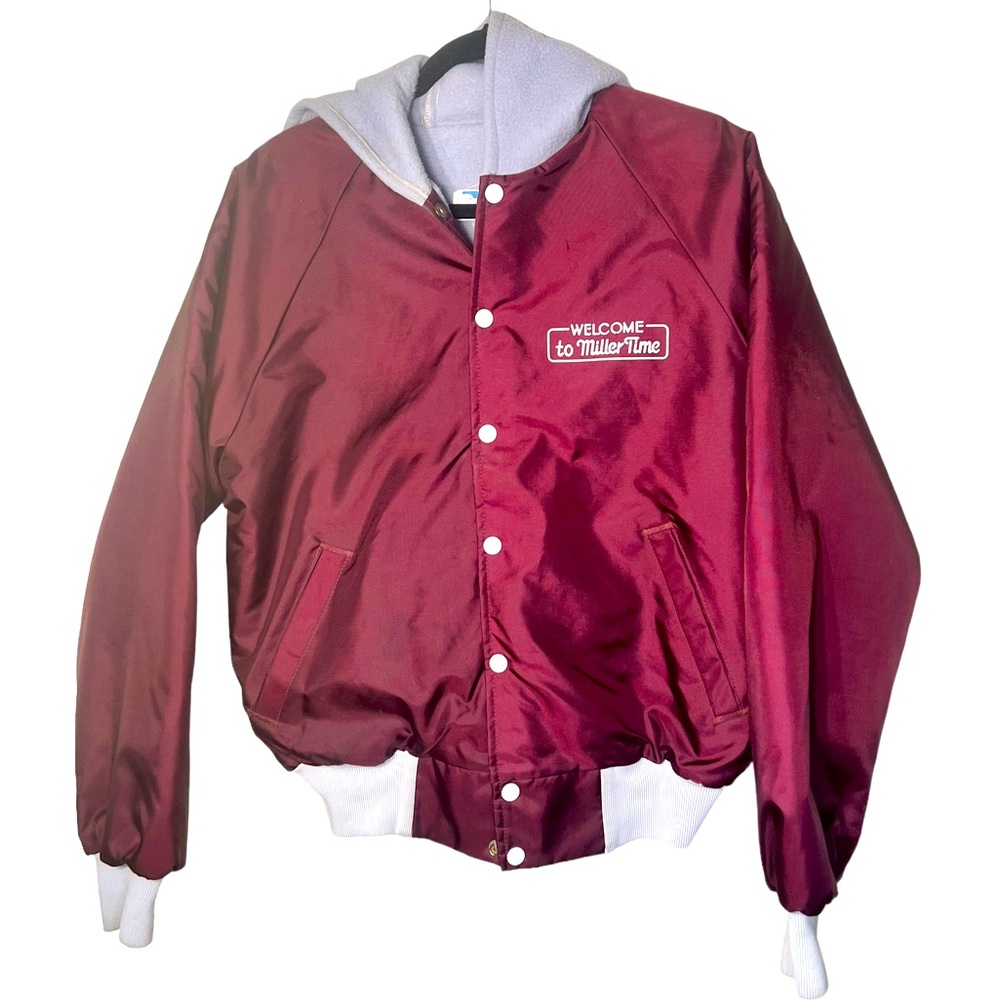 Men’s Vintage Miller Lite Bomber Jacket